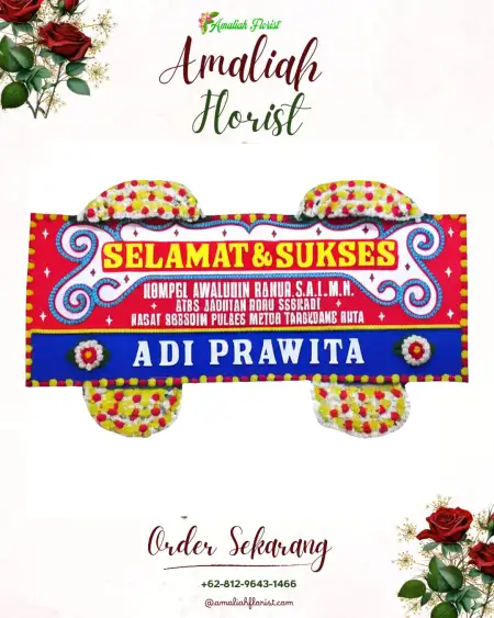 Papan Bunga Ucapan Selamat Banjang